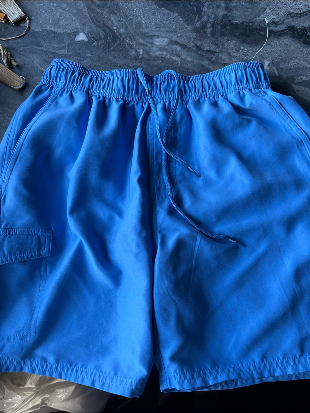 Nike light blue Swim shorts. Never worn. Washed